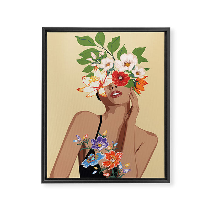 Bloom 1 Framed Canvas Print Gallery Image 1