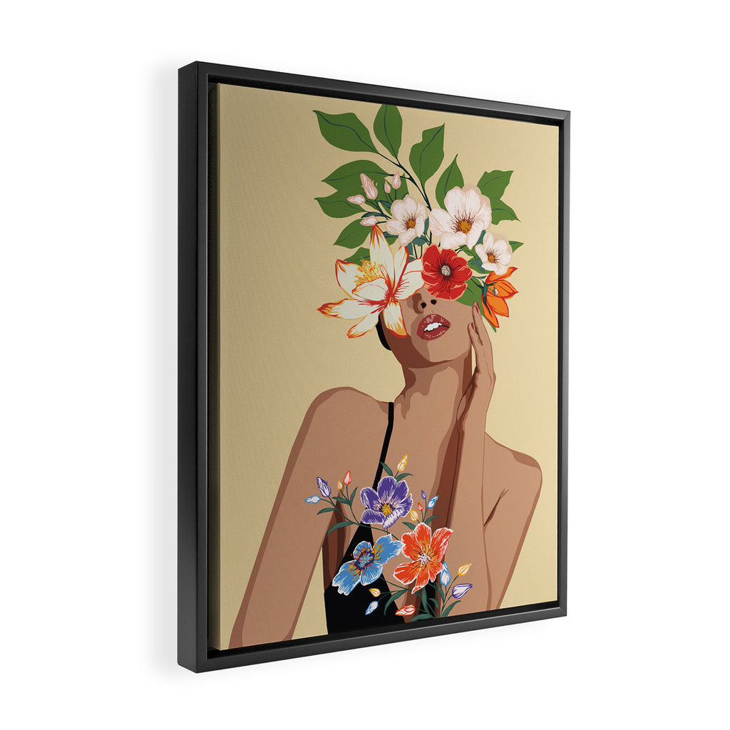 Bloom 1 Framed Canvas Print Gallery Image 2
