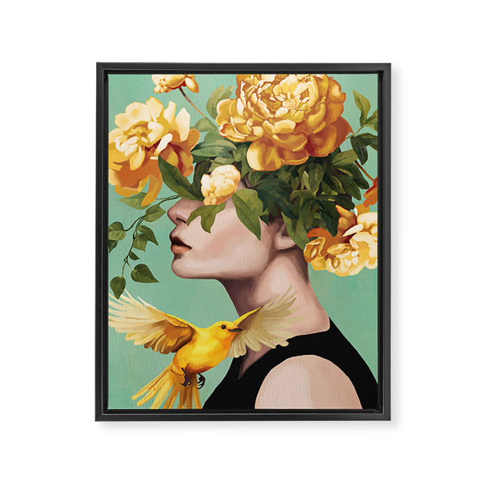 Blooming Essence 2 Framed Canvas Print Gallery Image 1