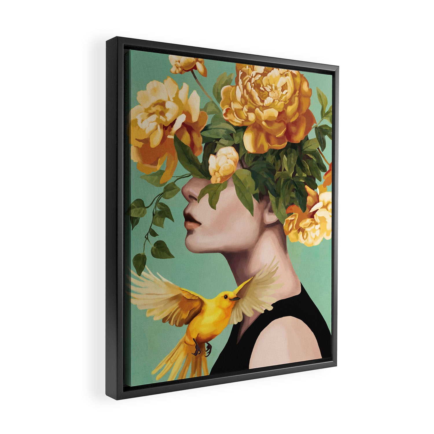 Blooming Essence 2 Framed Canvas Print Gallery Image 2