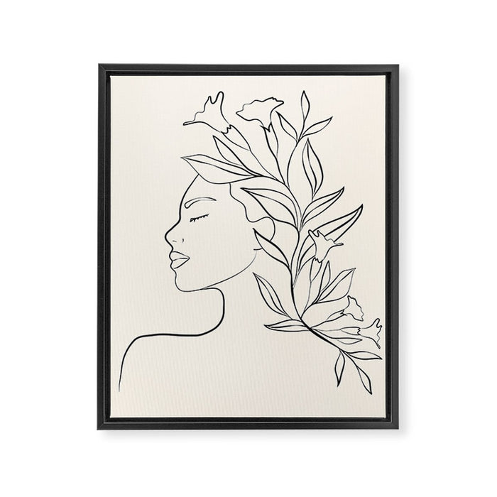 Blooming I Framed Canvas Print Gallery Image 1