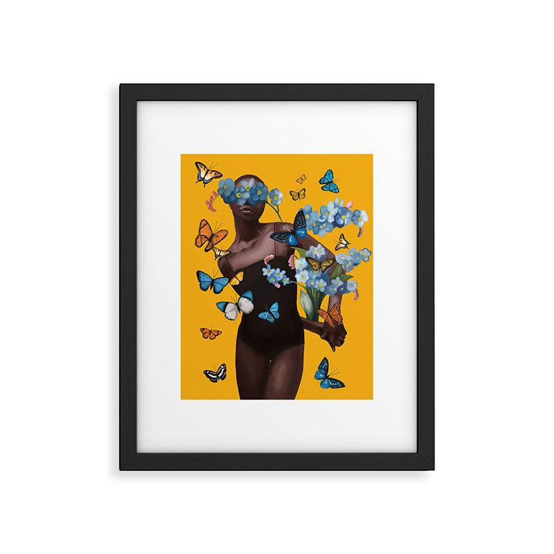 Blooming in Flight 1 Framed Art Print Gallery Image 5