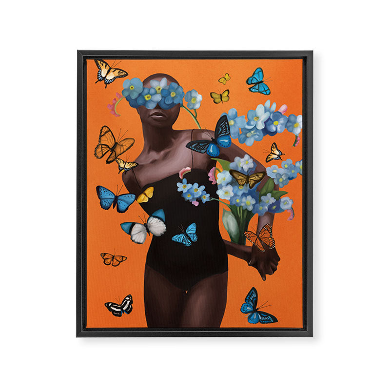 Blooming in Flight 2 Framed Canvas Print Gallery Image 6