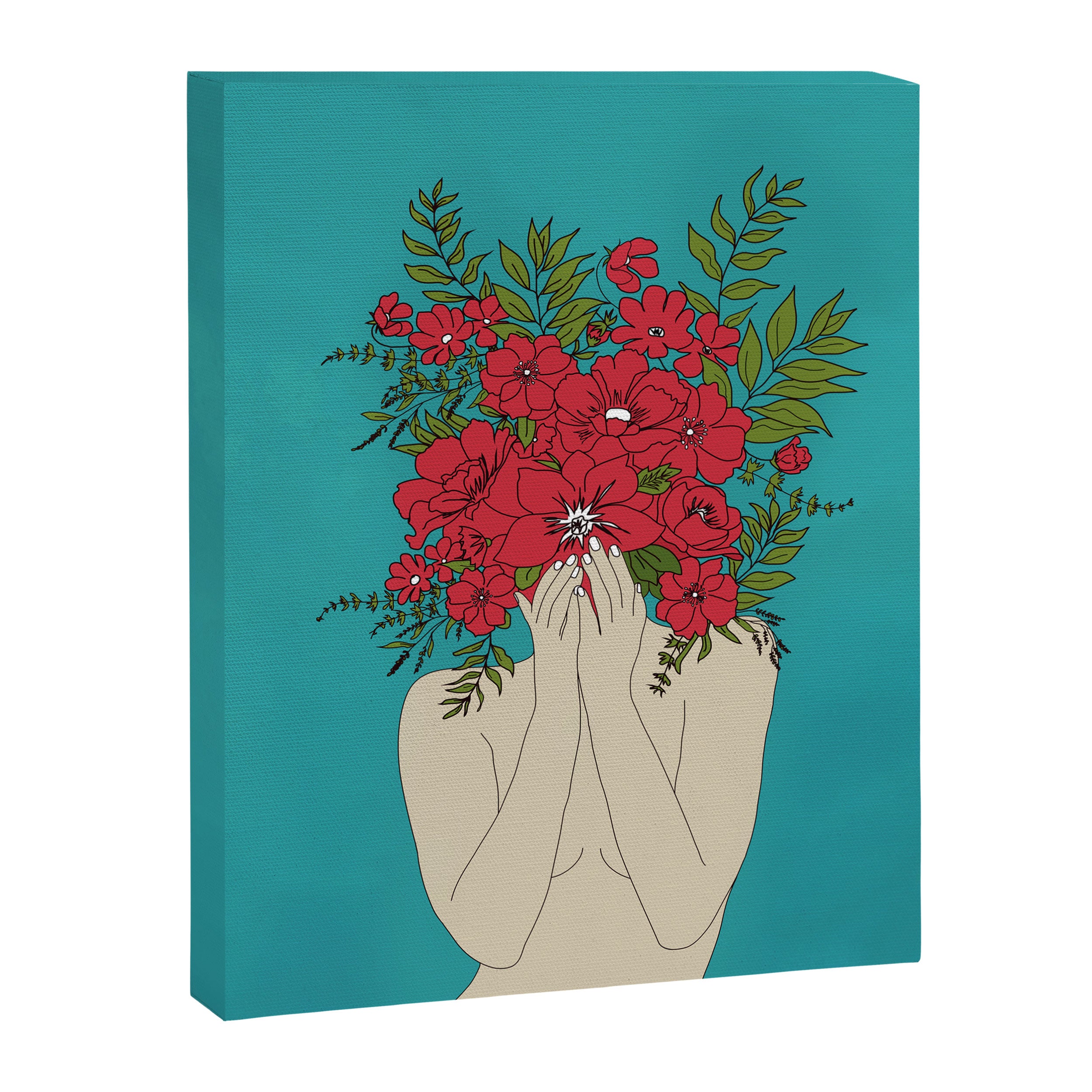 Blooming Red Canvas Print Gallery Image 6