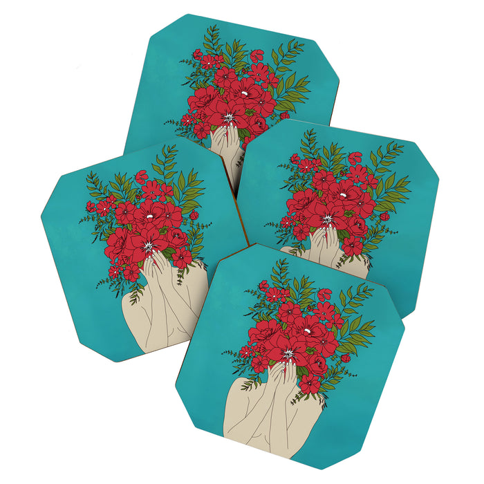Blooming Red Coaster Gallery Image 1