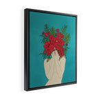 Blooming Red Framed Canvas Print Gallery Image 2