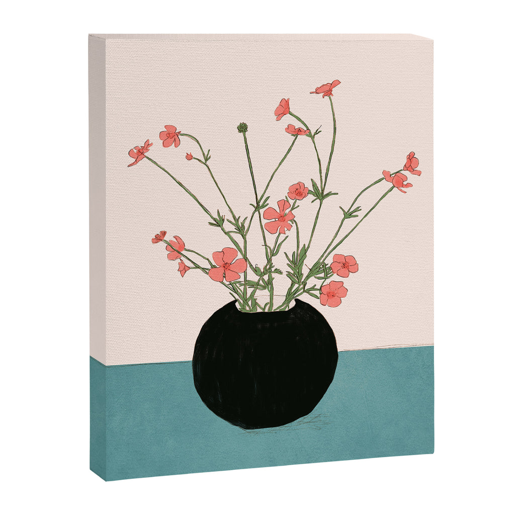 Blooming Wildflowers Rose Canvas Print Gallery Image 6