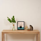 Blooming Wildflowers Rose Framed Canvas Print Gallery Image 4