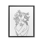 Blossom Hug Framed Canvas Print Gallery Image 6