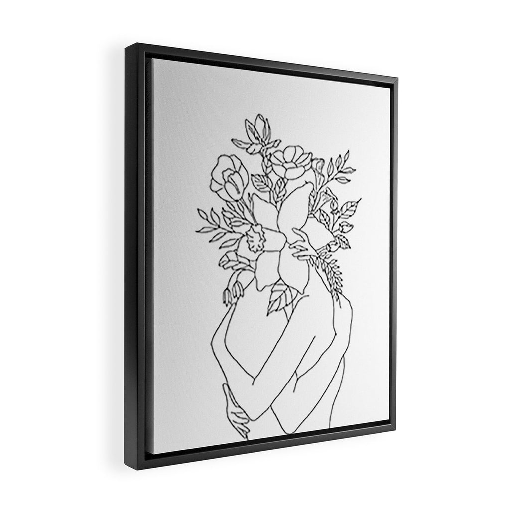 Blossom Hug Framed Canvas Print Gallery Image 2