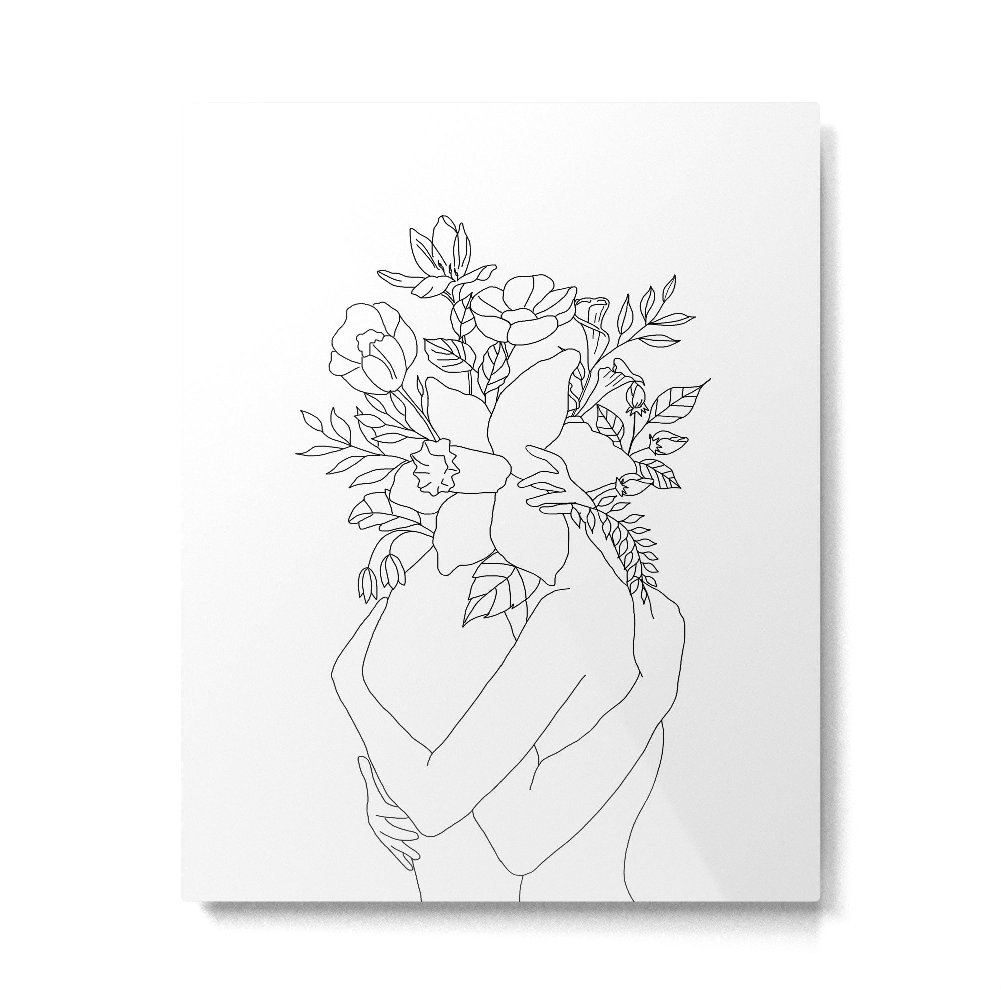 Blossom Hug Metal Print Gallery Image 4