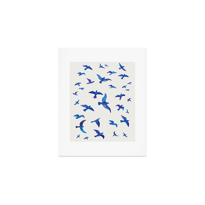 Blue Birds Art Print Gallery Image 1