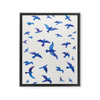 Blue Birds Framed Canvas Print Gallery Image 6