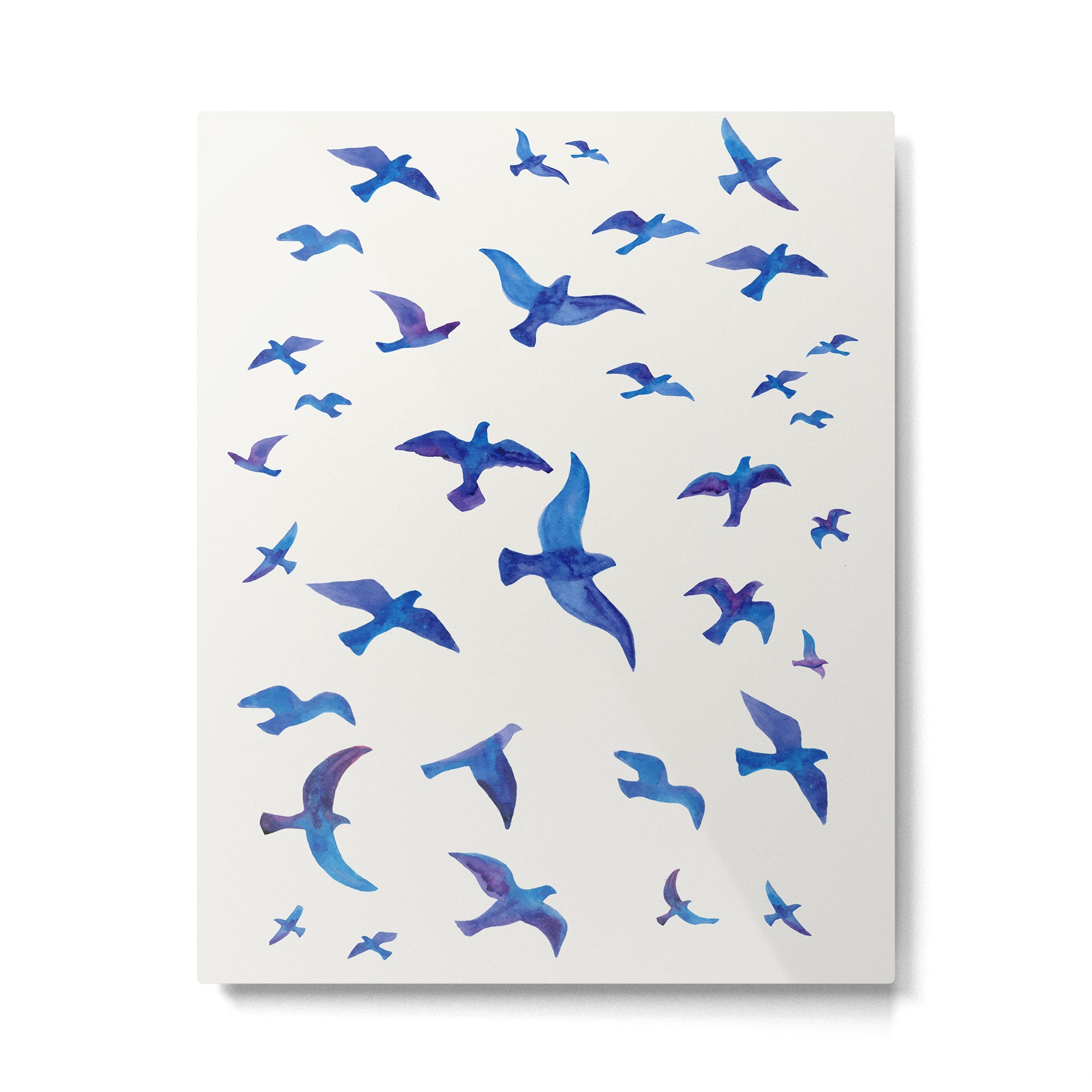 Blue Birds Metal Print Gallery Image 4