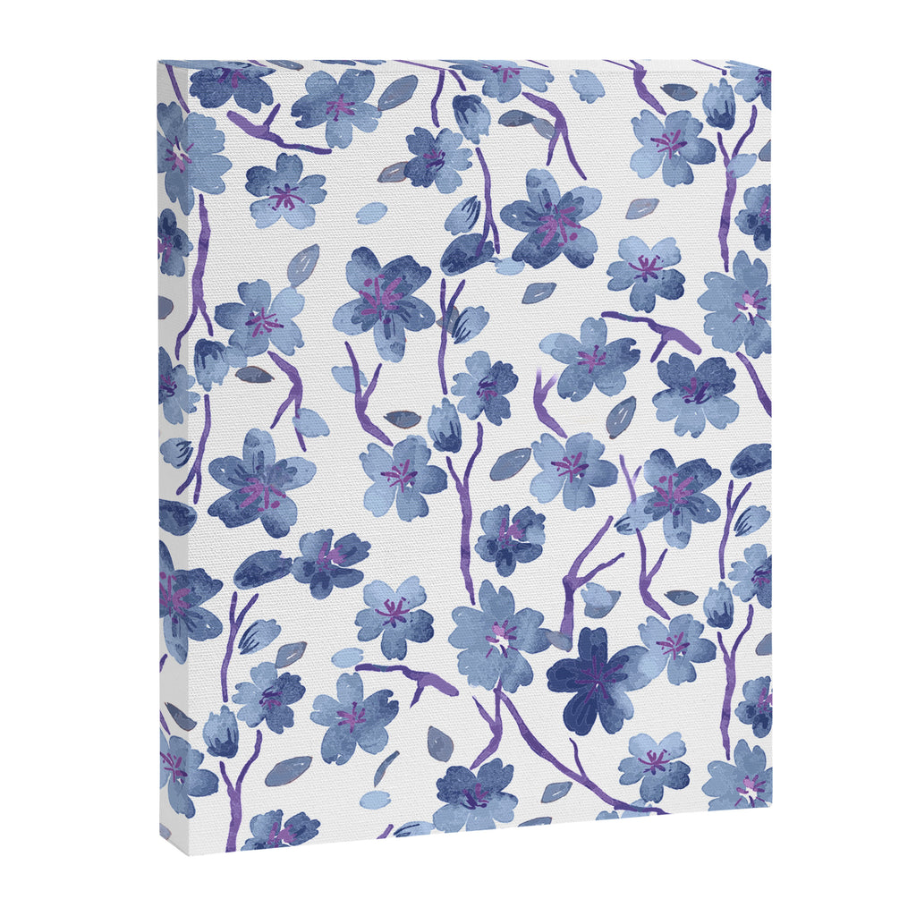 Blue Flowers 4 Canvas Print Gallery Image 6