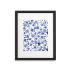 Blue Flowers 4 Framed Art Print Gallery Image 5