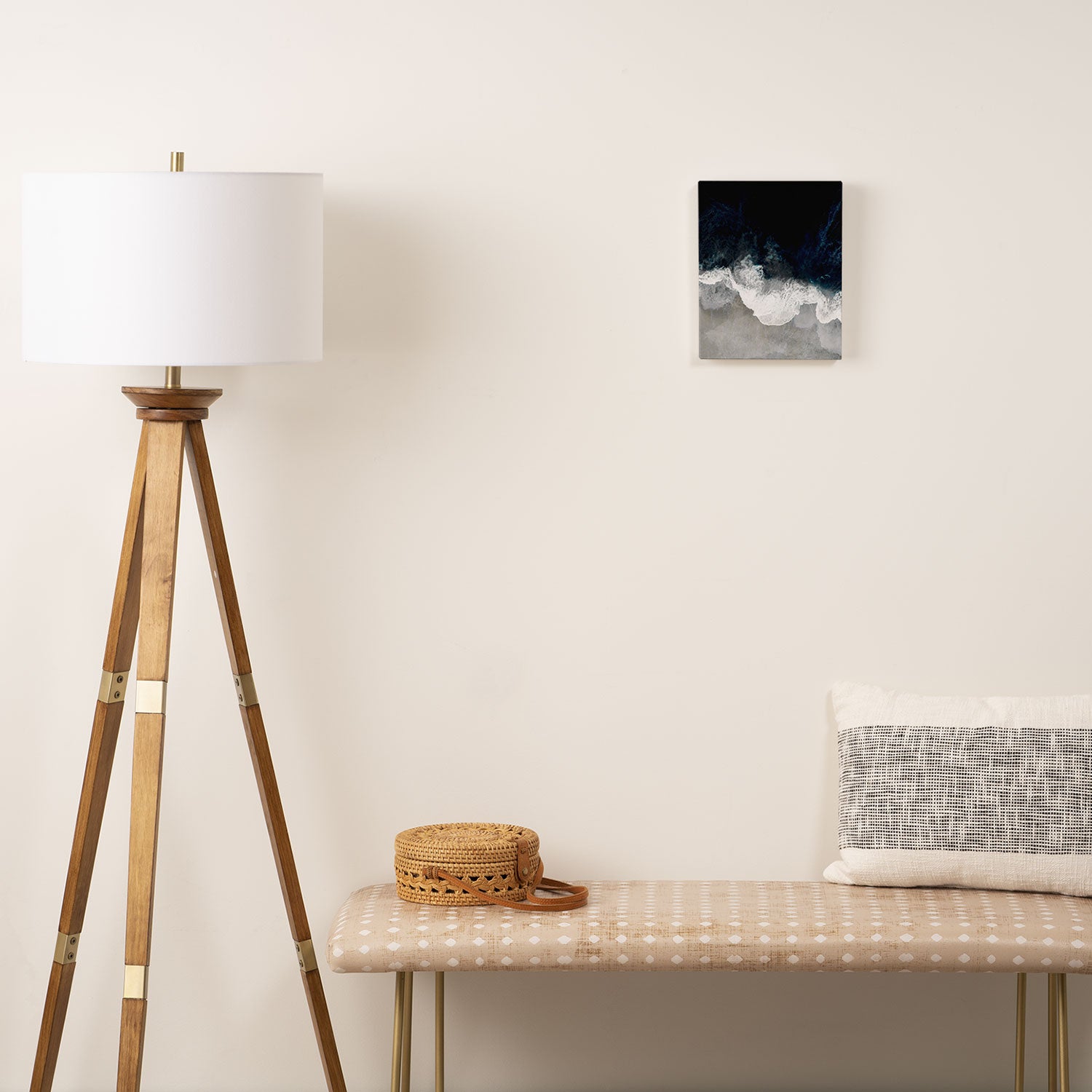 Blue Sea Canvas Print Gallery Image 2