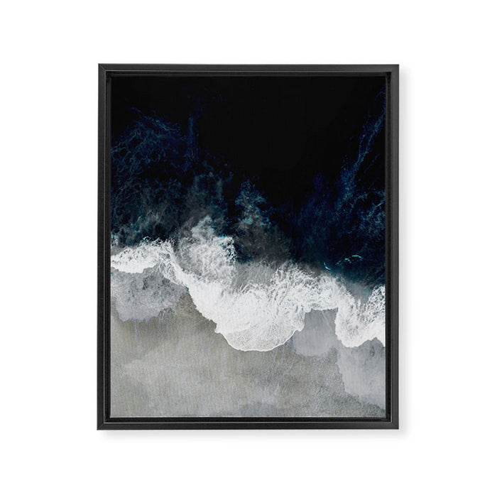 Blue Sea Framed Canvas Print Gallery Image 1