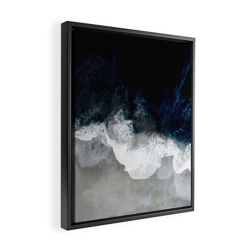 Blue Sea Framed Canvas Print Gallery Image 2