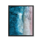 Blue Sea III Framed Canvas Print Gallery Image 6