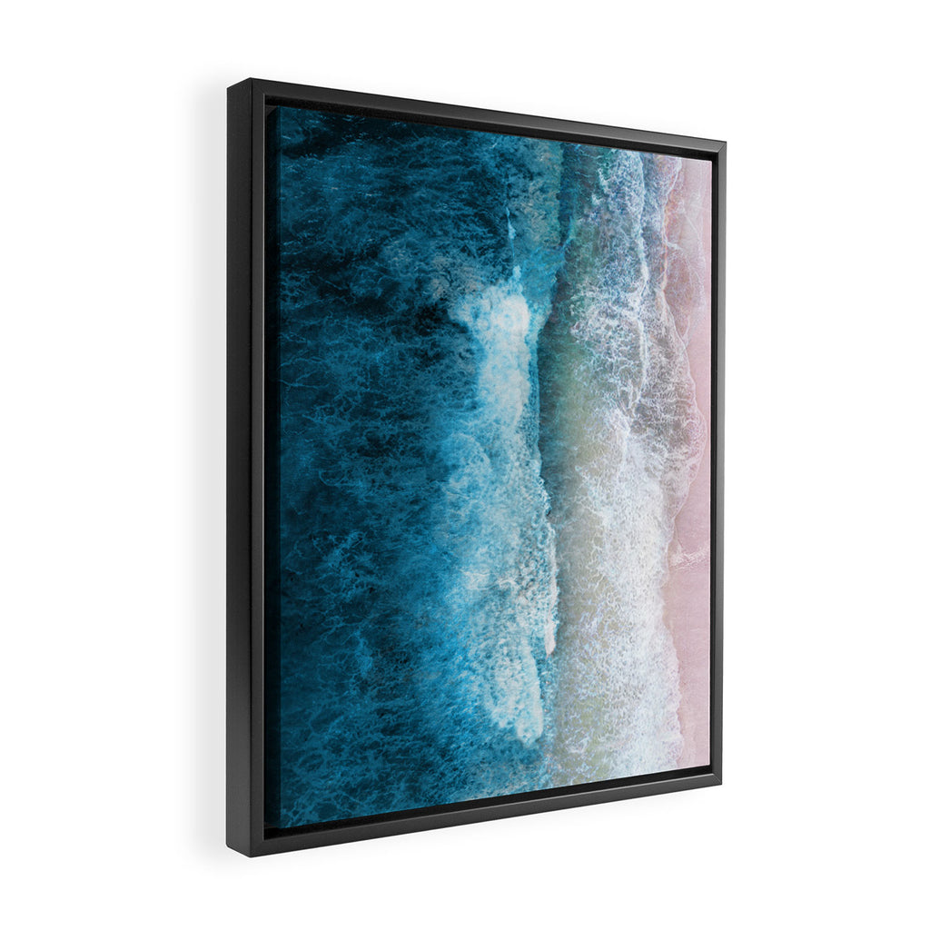 Blue Sea III Framed Canvas Print Gallery Image 2