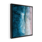 Blue Sea III Framed Canvas Print Gallery Image 2