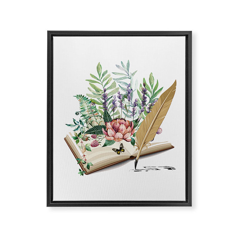 Book 1 Framed Canvas Print Gallery Image 6