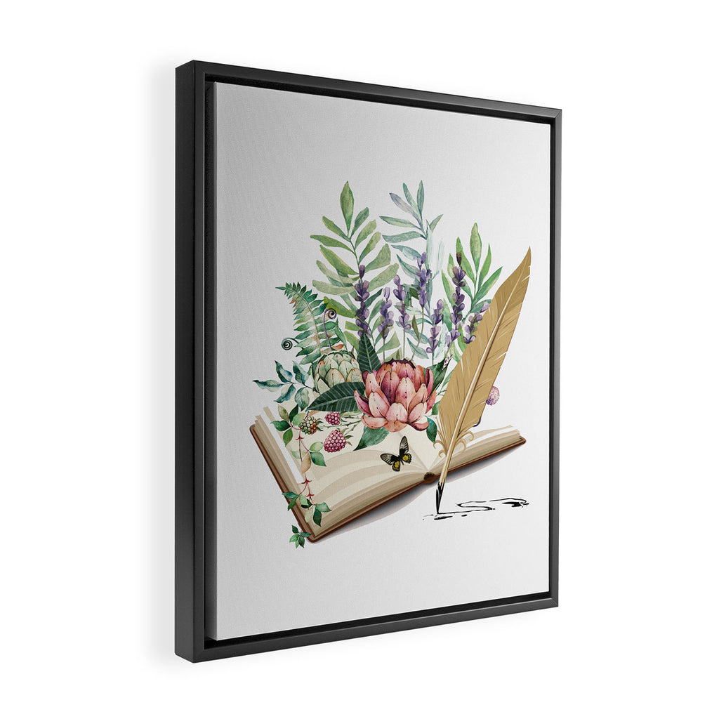 Book 1 Framed Canvas Print Gallery Image 2