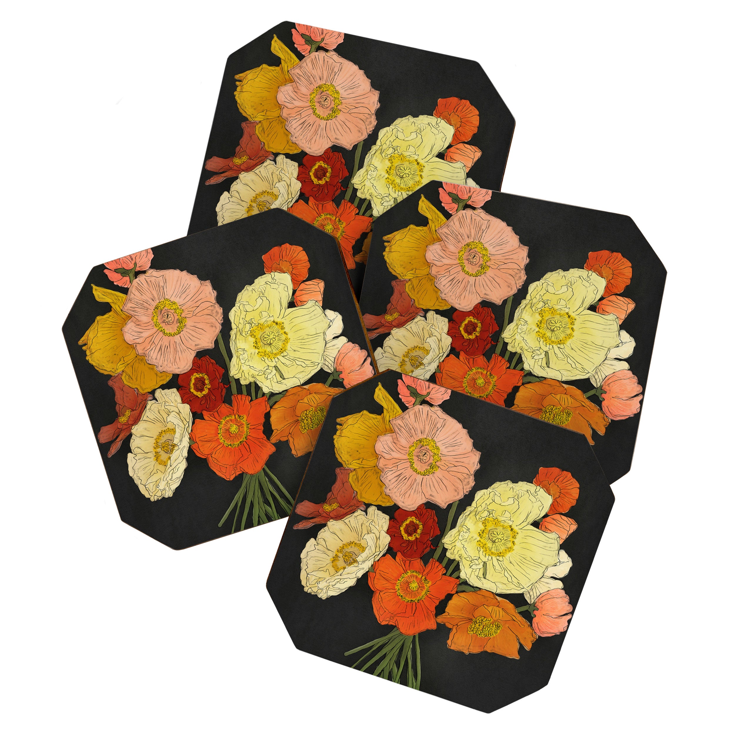 Bountiful Bouquet 1 Coaster Gallery Image 1