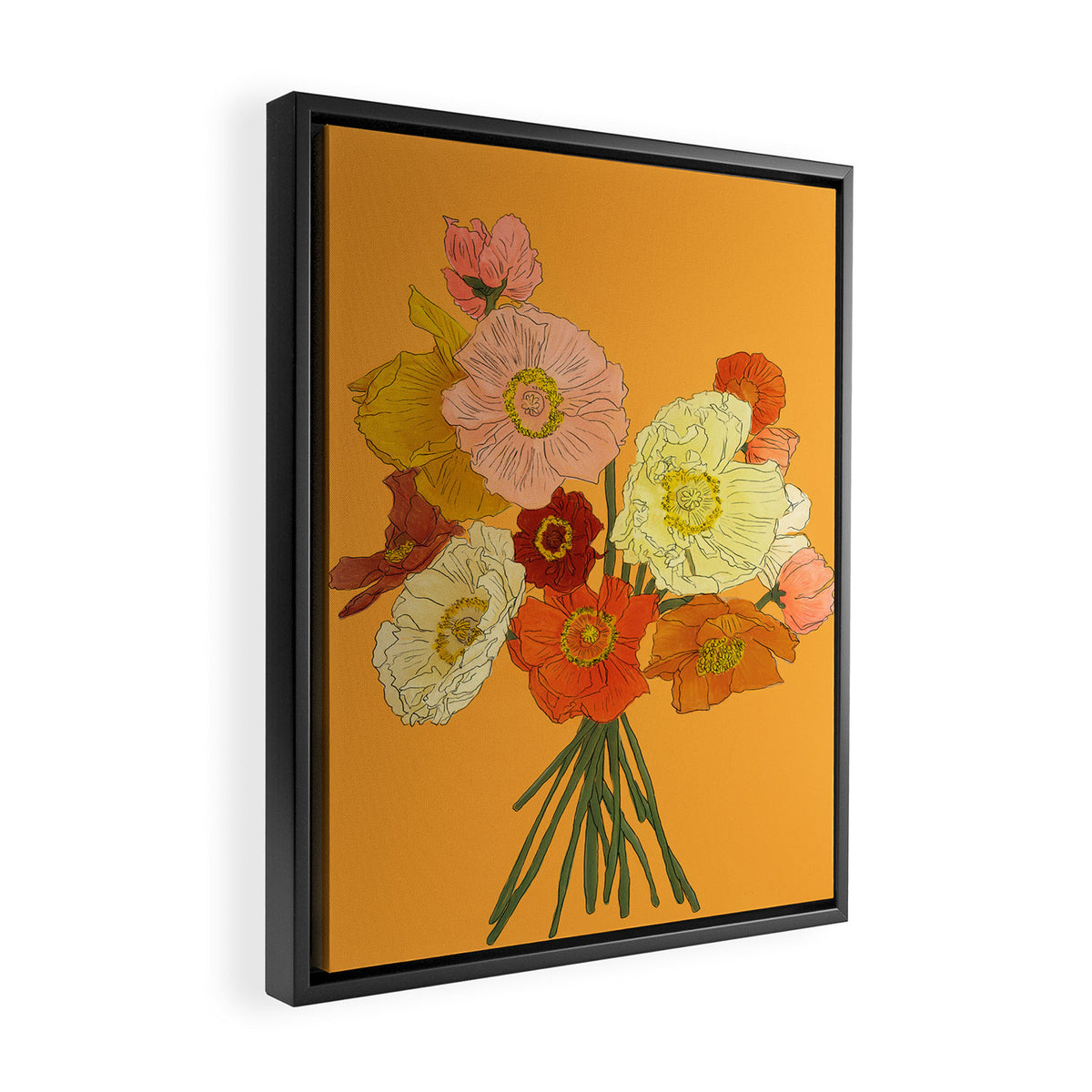 Bountiful Bouquet 2 Framed Canvas Print Gallery Image 2