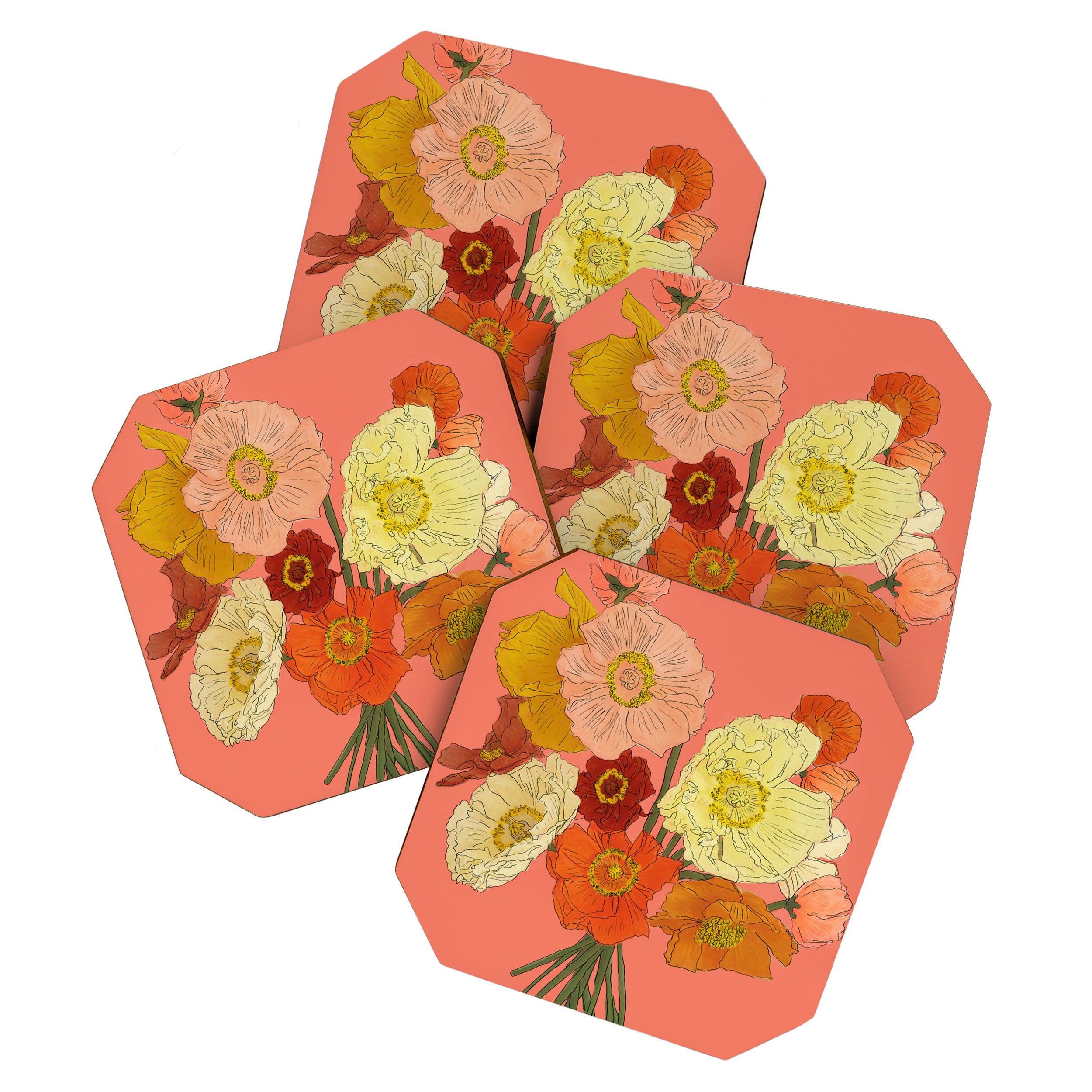 Bountiful Bouquet 5 Coaster Gallery Image 1