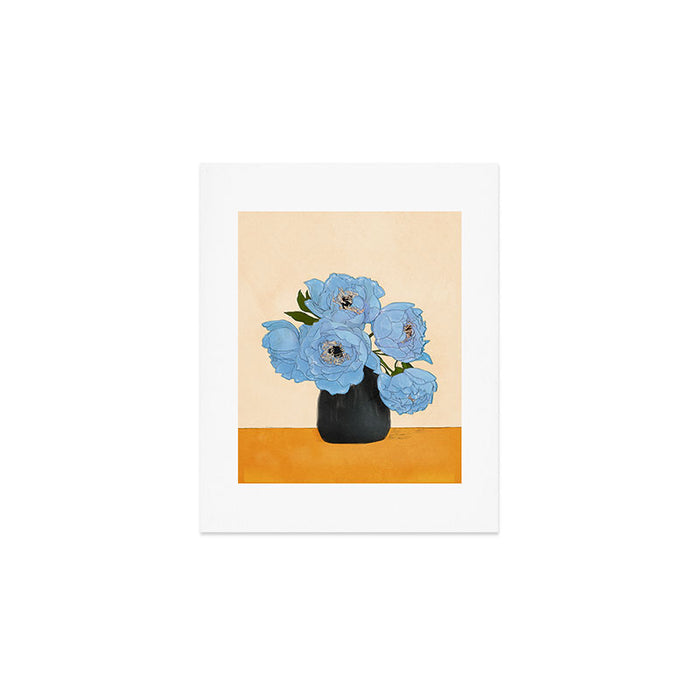 Bouquet Gift Blue Art Print Gallery Image 1