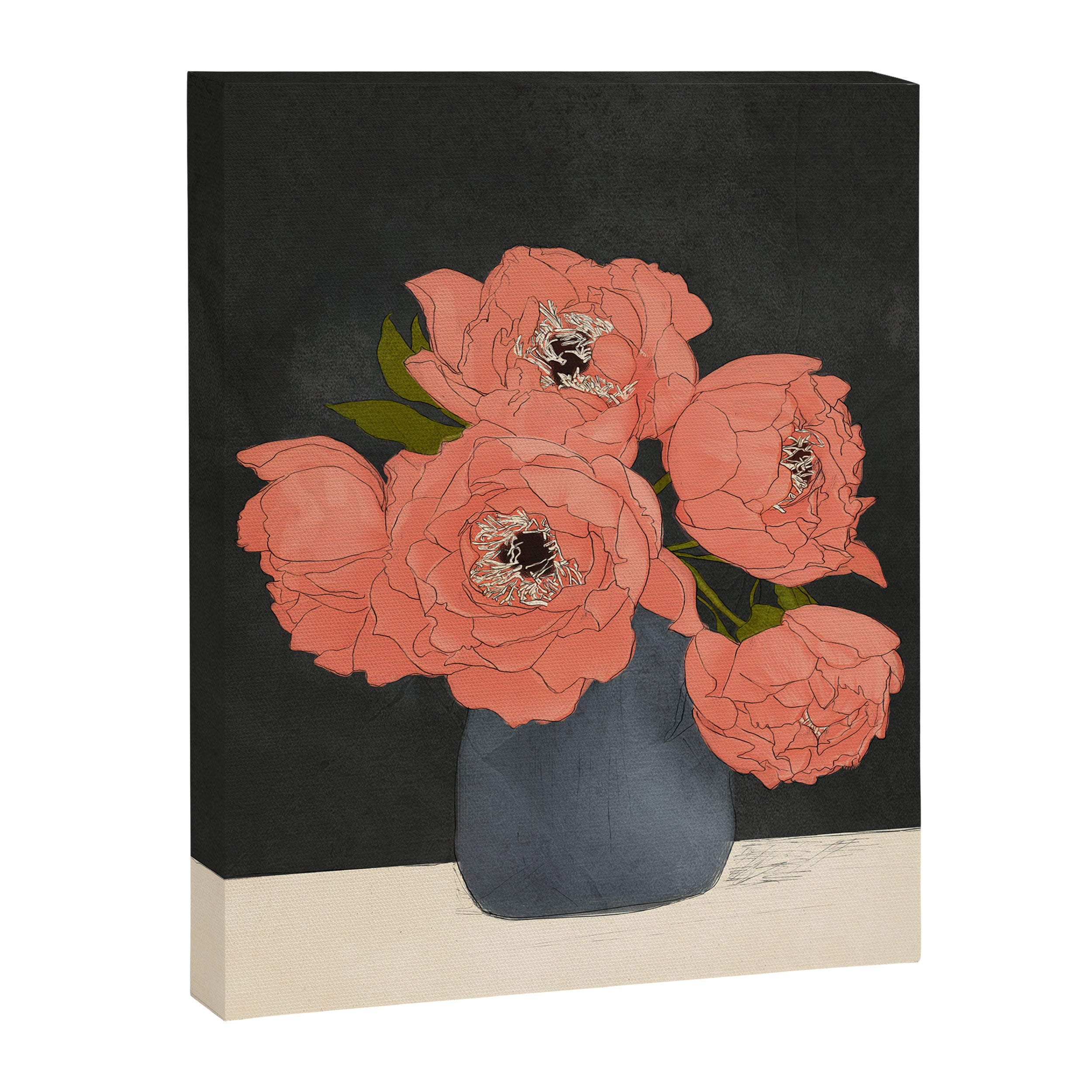 Bouquet Gift Red Canvas Print Gallery Image 6
