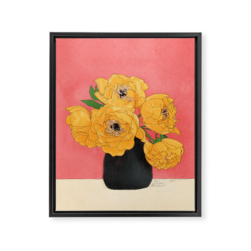 Bouquet Gift Sunny Framed Canvas Print Gallery Image 6