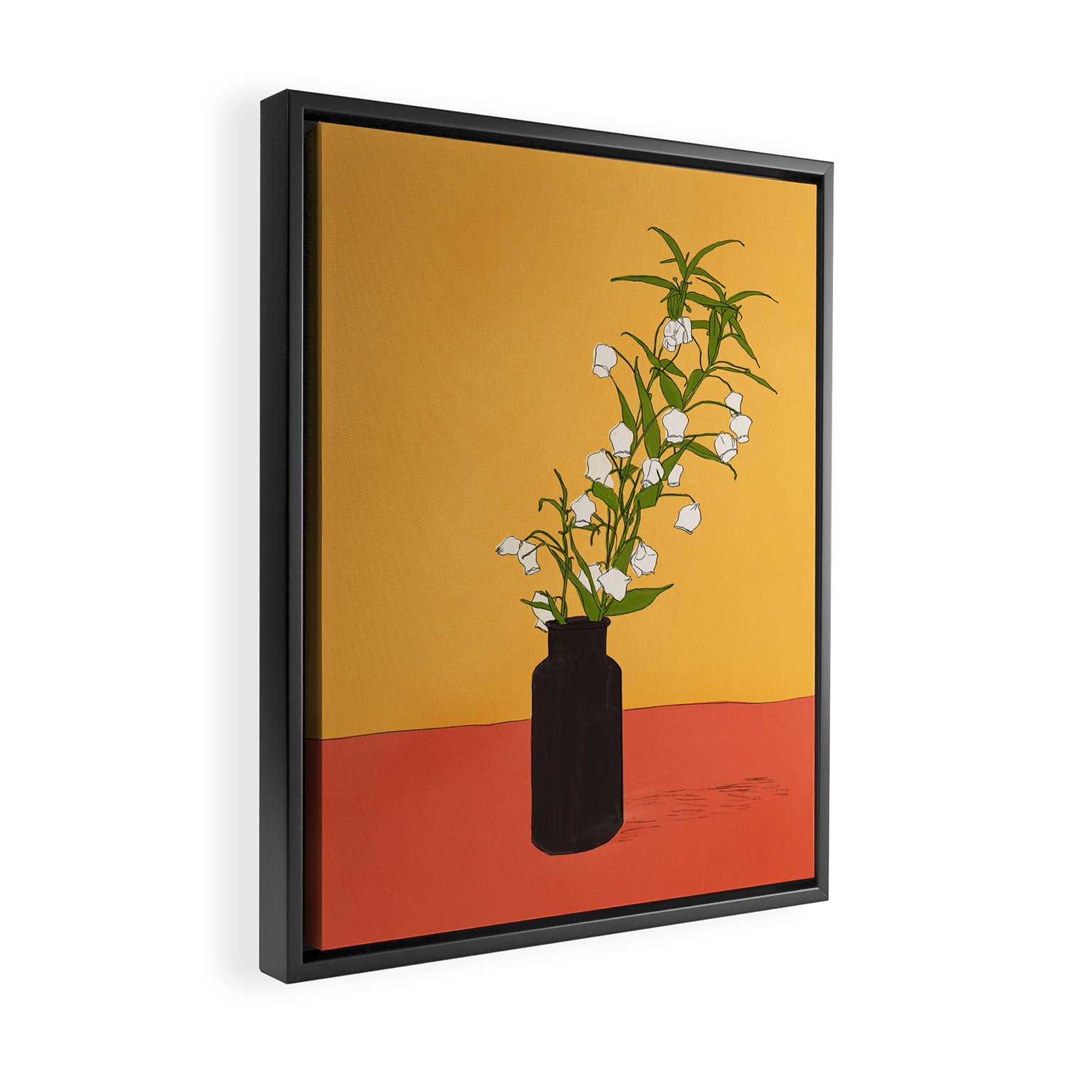 Branch Gift Sunset Framed Canvas Print Gallery Image 2