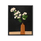 Branches Blooming Black Framed Canvas Print Gallery Image 6