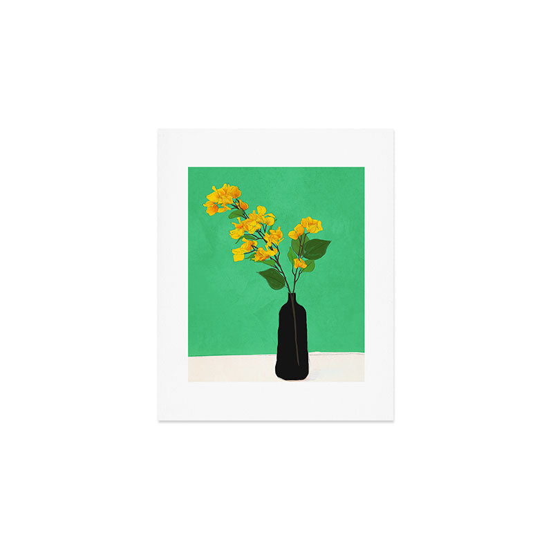 Branches Blooming Green Art Print Gallery Image 1