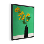 Branches Blooming Green Framed Canvas Print Gallery Image 2