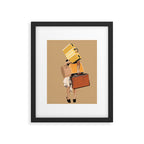 But only everything necessary Terracotta Framed Art Print Gallery Image 5