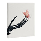 Butterfly on Skeleton Hand Canvas Print Gallery Image 8