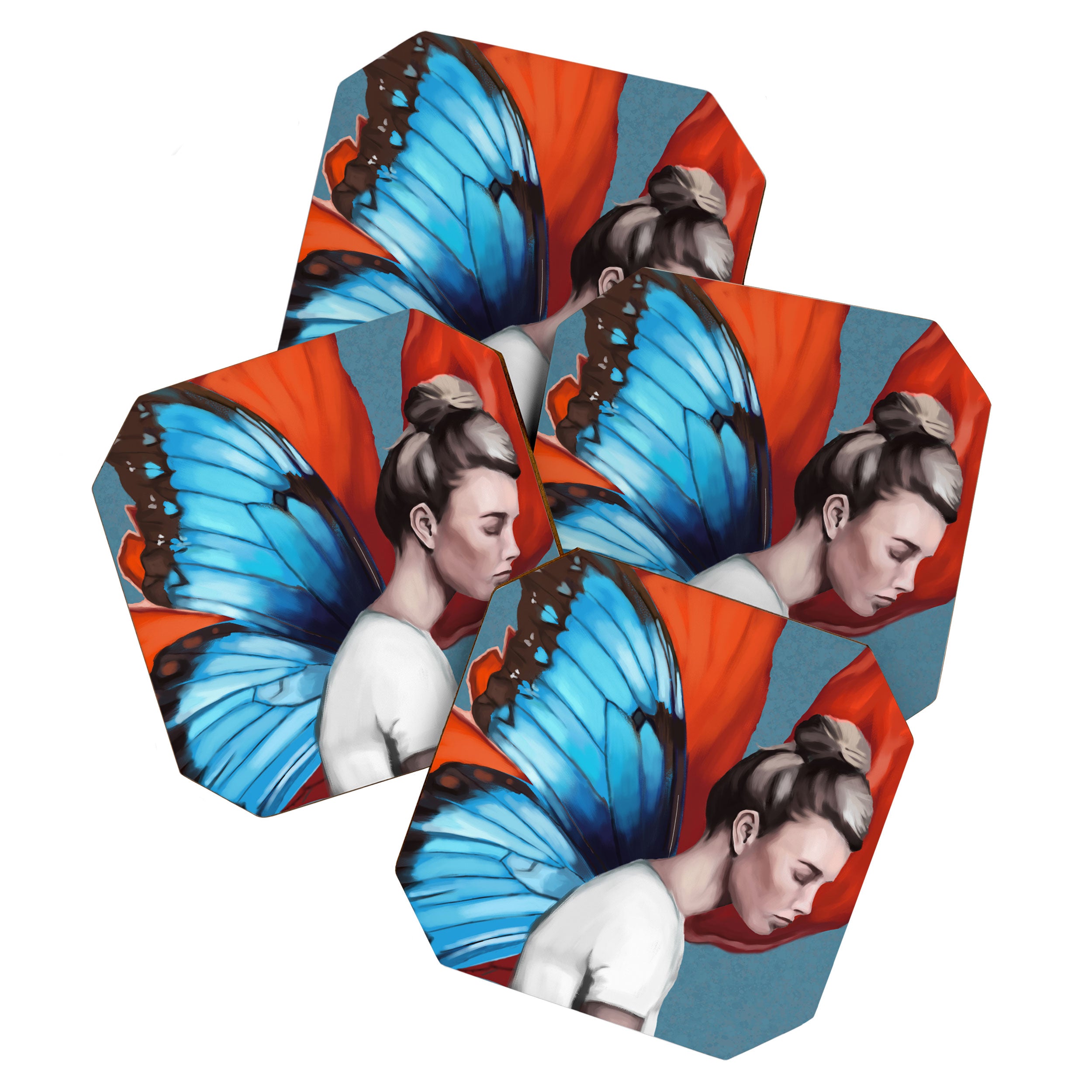 Butterfly Woman Coaster Gallery Image 1