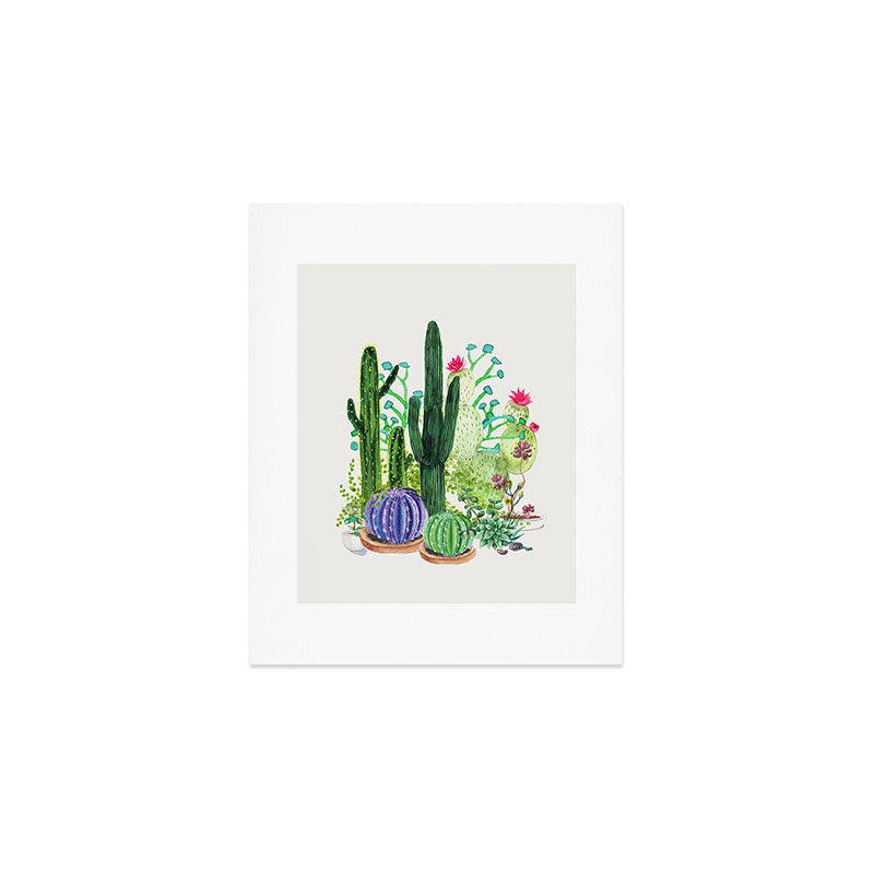 Cactus Garden Art Print Gallery Image 1
