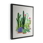 Cactus Garden Framed Canvas Print Gallery Image 2