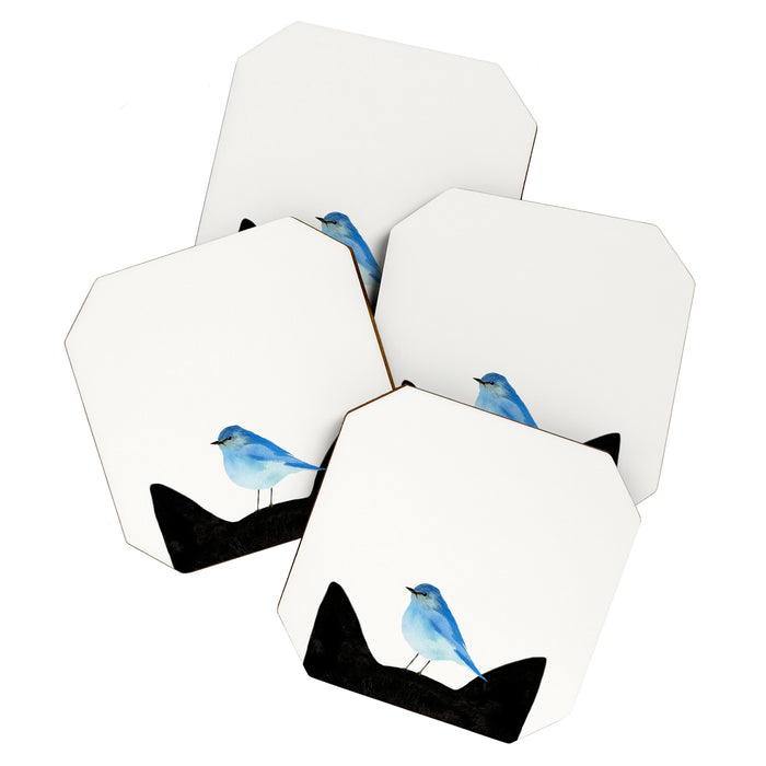 Cat and Bird Coaster Gallery Image 1