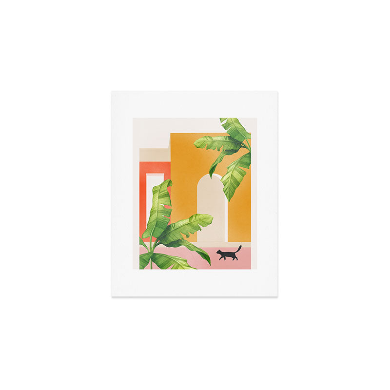 Cat Space III Art Print Gallery Image 1