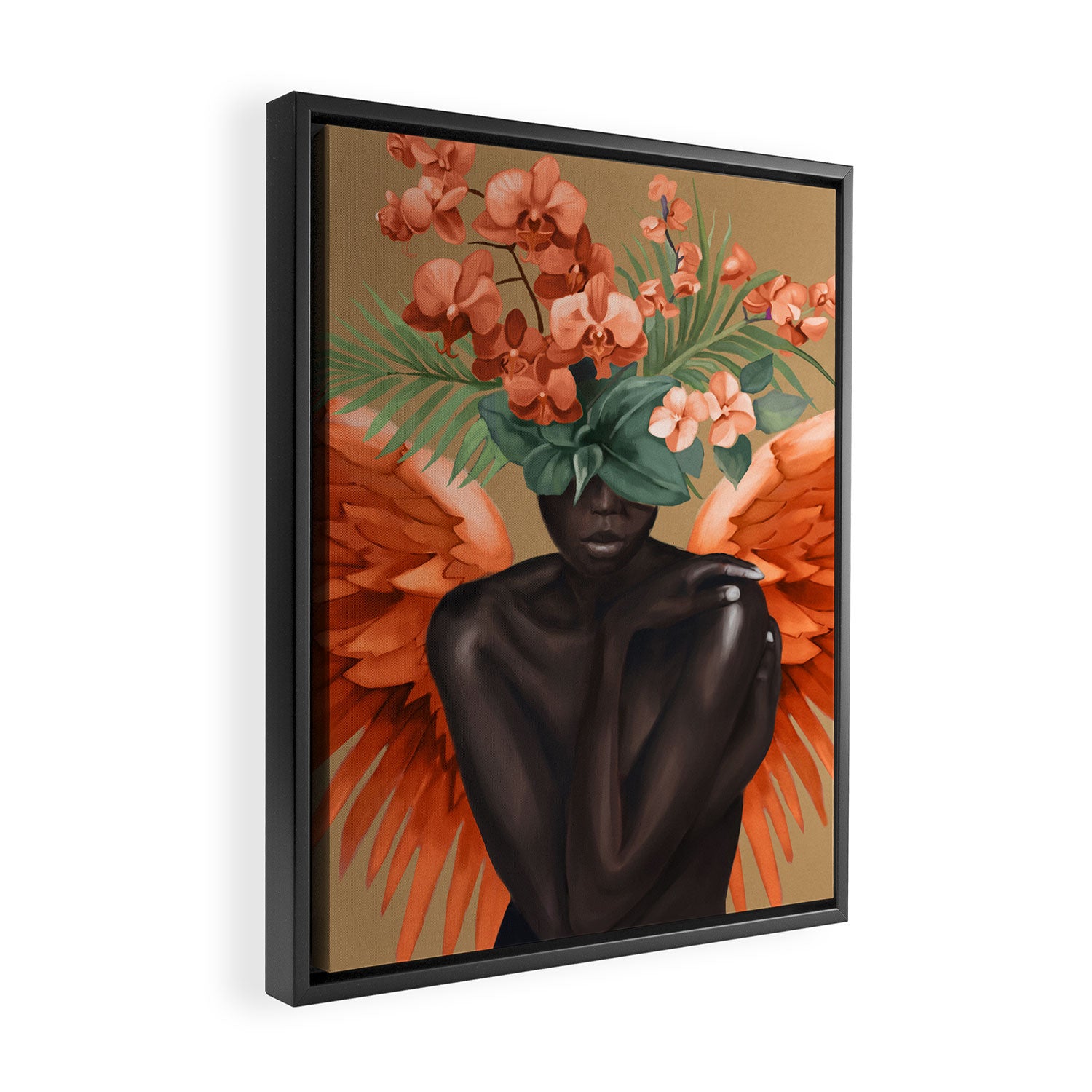 Celestial Bloom 2 Framed Canvas Print Gallery Image 2