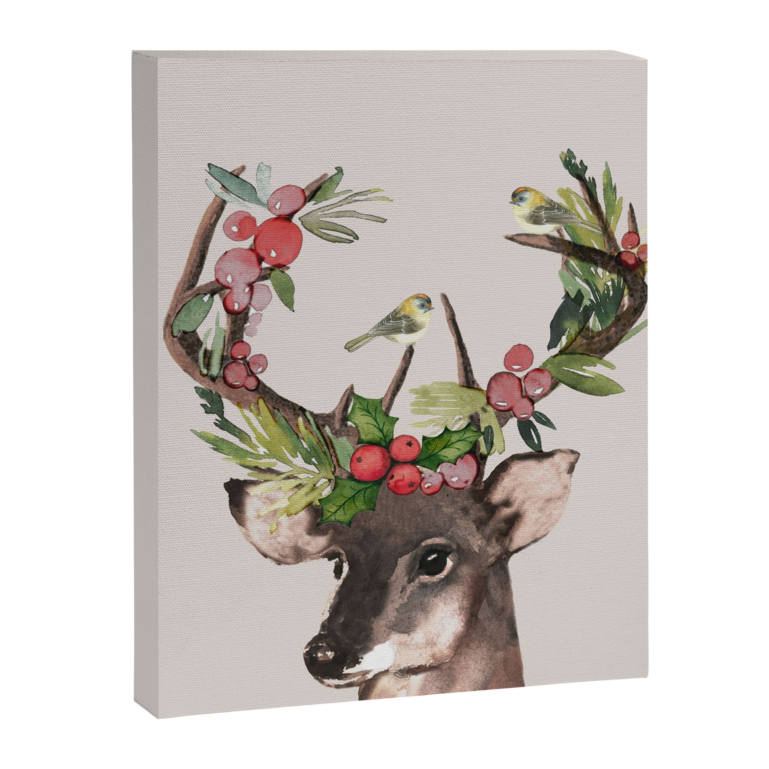 Christmas Deer Canvas Print Gallery Image 8
