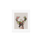 Christmas Deer Art Print Gallery Image 1