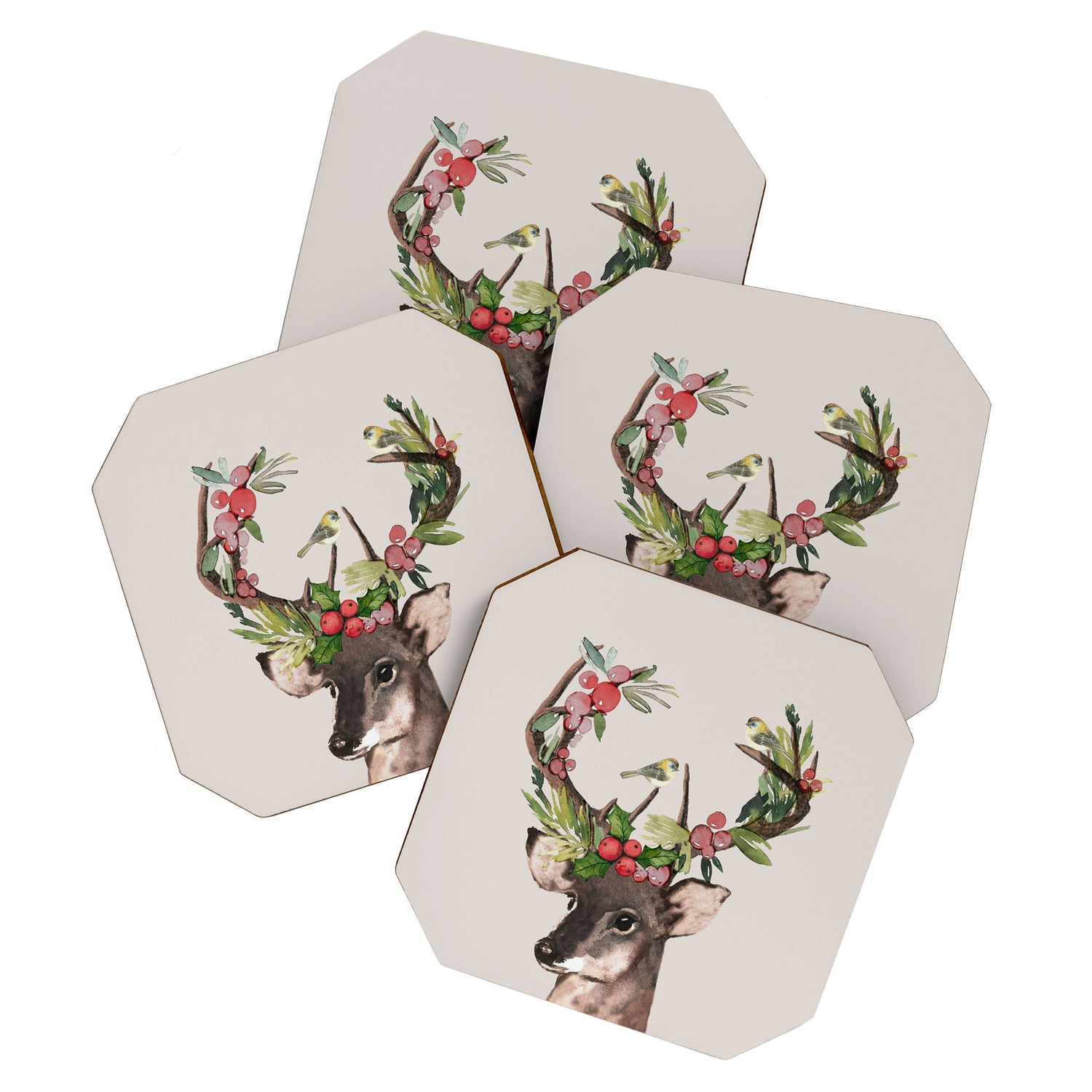 Christmas Deer Coaster Gallery Image 1