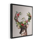 Christmas Deer Framed Canvas Print Gallery Image 2